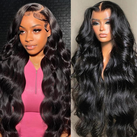 Get Glam with Our 28-Inch 13X6 HD Lace Front Wig! 💁‍♀️✨ 200 Density Body Wave, Glueless & Pre-Plucked for Effortless Style! #WigGoals #HairInspo