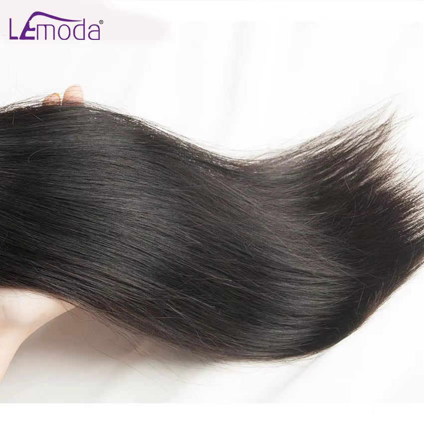 Straight Human Hair Bundles 30 32Inch Brazilian Hair Bundles 100% Unprocessed Virgin Hair Extension Weave Human Hair Bundles 12A