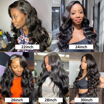 10-30 32 Inches Body Wave Bundles Human Hair 1/3/4 Bundles Deal Hair Extensions for Women  Hair Weaving Raw Hair